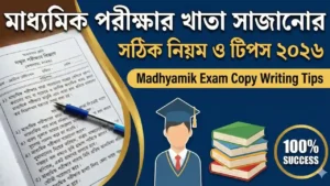 মাধ্যমিক পরীক্ষার খাতা সাজানোর সঠিক নিয়ম ও টিপস ২০২৬ | Madhyamik Exam Copy Writing Tips